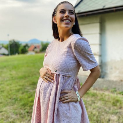 tehotenske saty na fotenie romantic madeira