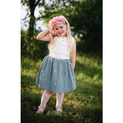 dievcenska sukna green gold