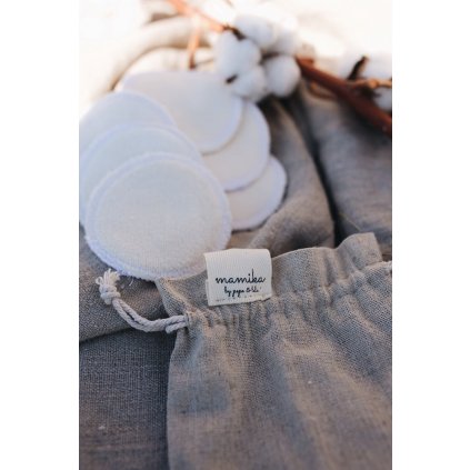 Vložky do podprsenky Zero Waste z prírodných materiálov