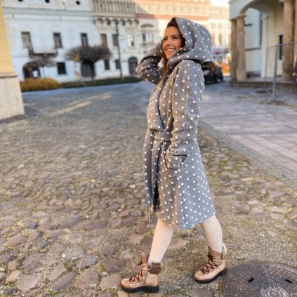 nosicsky kabat grey dot